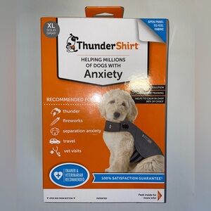 Thundershirt Gray Dog Anxiety Relief Vest
